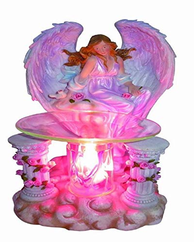 VCS Pink Angel Poly Resin Electric Tart/Oil Warmer with Dimmer Switch