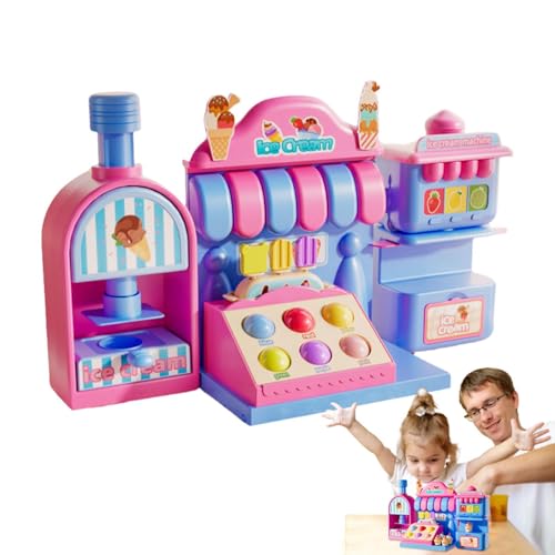 Jouets amusants en argile de crème glacée pour après-midi en famille