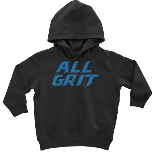The Pxv Toddler HOOD All Grit Detroit Football 4T Black