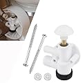 TQPONLY RV Toilet Water Valve Parts | For Dometic Sealand EcoVac Vacuflush RV/Camper/Trailer Toilet | Replaces 385314349 Pedal Flush Valve Replacement Kits