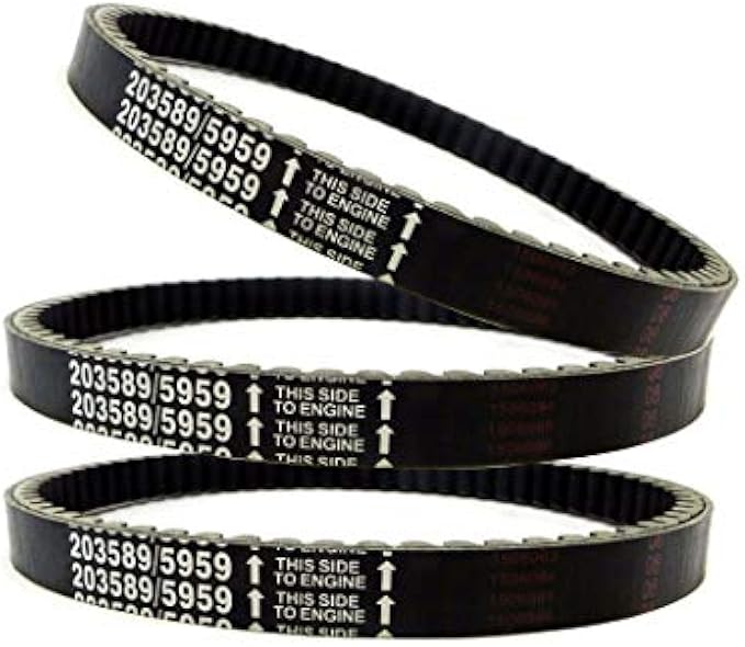 BLACKHORSE-RACING 3pcs 30 Series Go Kart Drive Belt Replaces Manco 5959 / Comet 203589