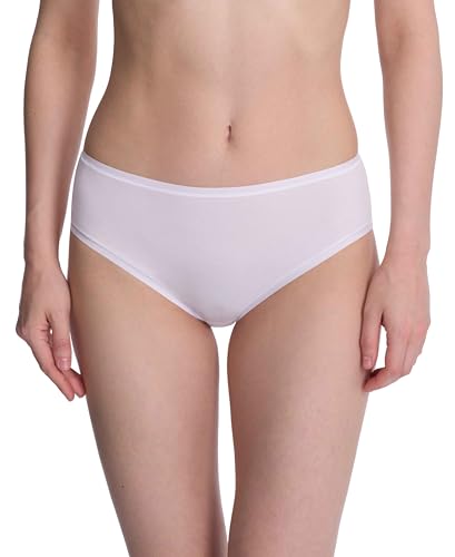 Natori Women's Bliss Bare Cotton Hipster 774346, White, M