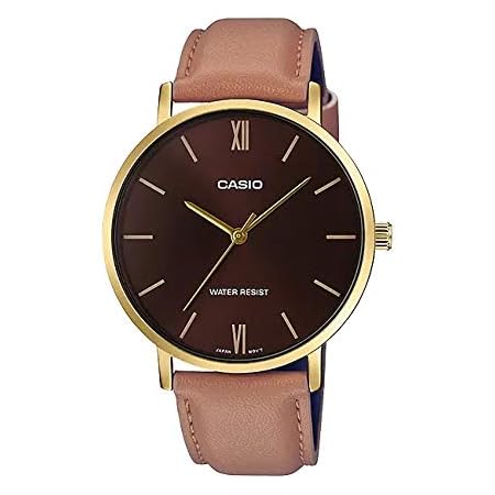 Amazon Casio カシオ スタンダード メンズ Mtp Vt01gl 5b 腕時計 レディース キッズ 子供 男の子 チープカシオ チプカシ アナログ ブラウン 茶 ゴールド 金 レザー 革ベルト 並行輸入品 メンズ腕時計 腕時計 通販