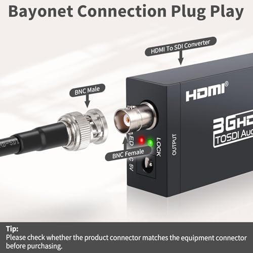 Superbat 3G/6G/12G SDI Cable 5m BNC Male to Male Belden 1694A(Black) SDI Video Cable 75ohm for HD Camera CCTV Monitor Video Equipment Supports HD-SDI/3G-SDI/6G-SDI/12G-SDI/4K/8K - Image 4
