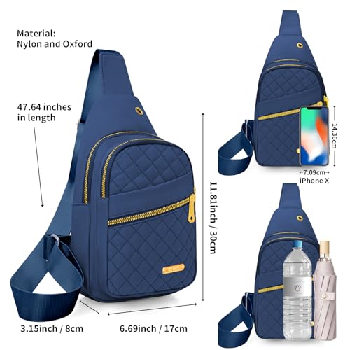 Image of Aisijimo Small Sling Bag For Women Men Casual Crossbody Sling Backpack | Small