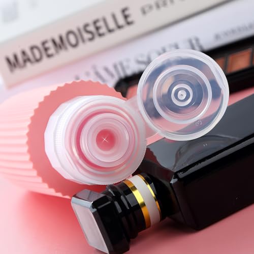 Travel Bottles for Toiletries, Large 6oz Travel Size Containers, BPA Free Leak Proof Tubs Refillable Liquid Accessories with Toiletry Bag for Cometic Shampoo and Lotion Soap (4 Pack)2