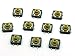 Produktbild POPESQ® - 10 Stk. x Taster (12mm x 12mm) 4.3mm 4 polig SMD Querkopf / 10 pcs. x Momentary switch (12mm x 12mm) 4.3mm 4 way SMD Square head #A2108