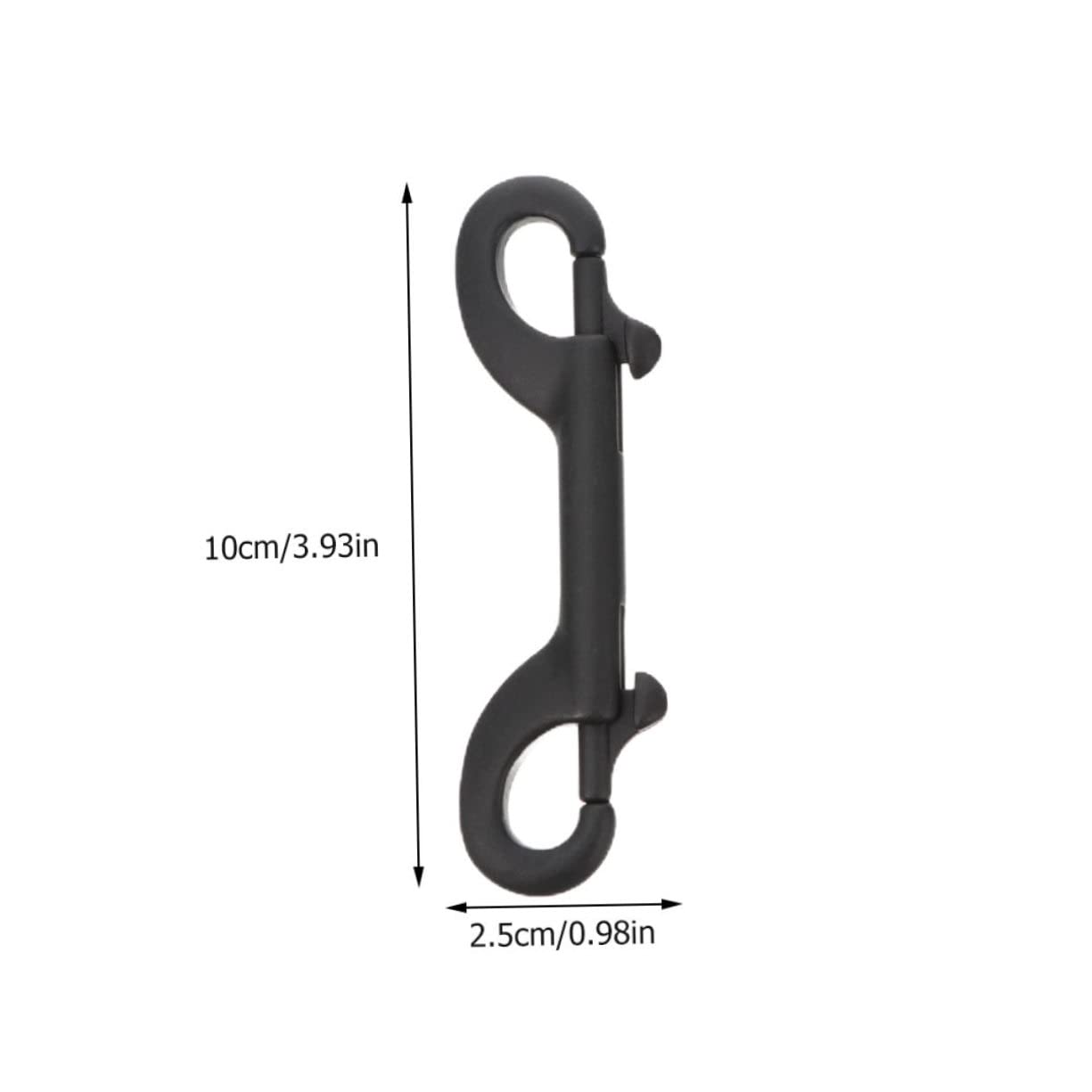 LALAFINA 360° Rotation Zinc Alloy Swivel Snap Hooks 30pcs Trigger Clasp for Keychains Dog Leashes Decor