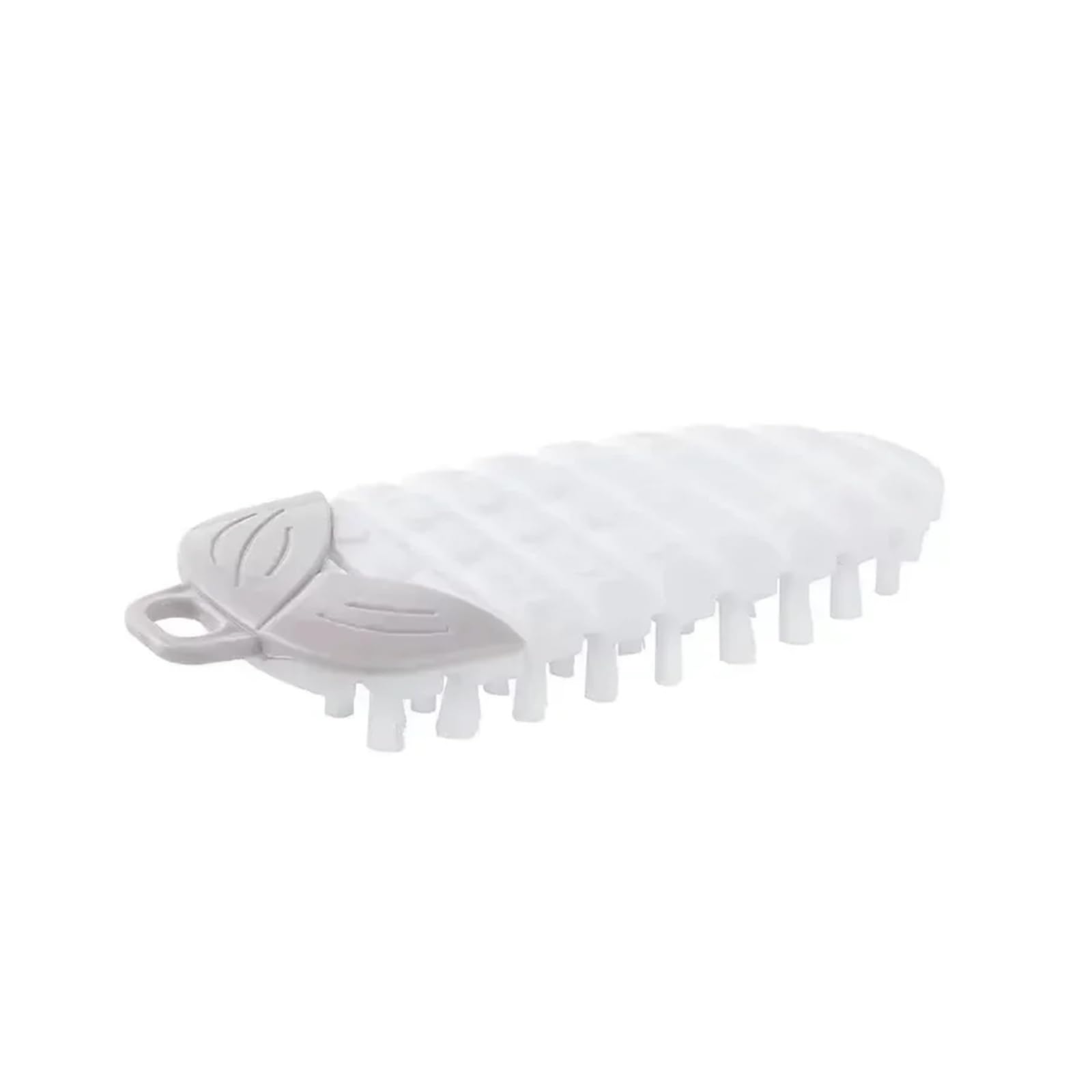 Épurateur de fruits pliable en silicone blanc brosse de nettoyage cuisine