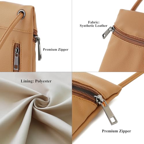 Image of Small Crossbody Women Cell Phone Purse Wallet Bag With Shoulder Strap