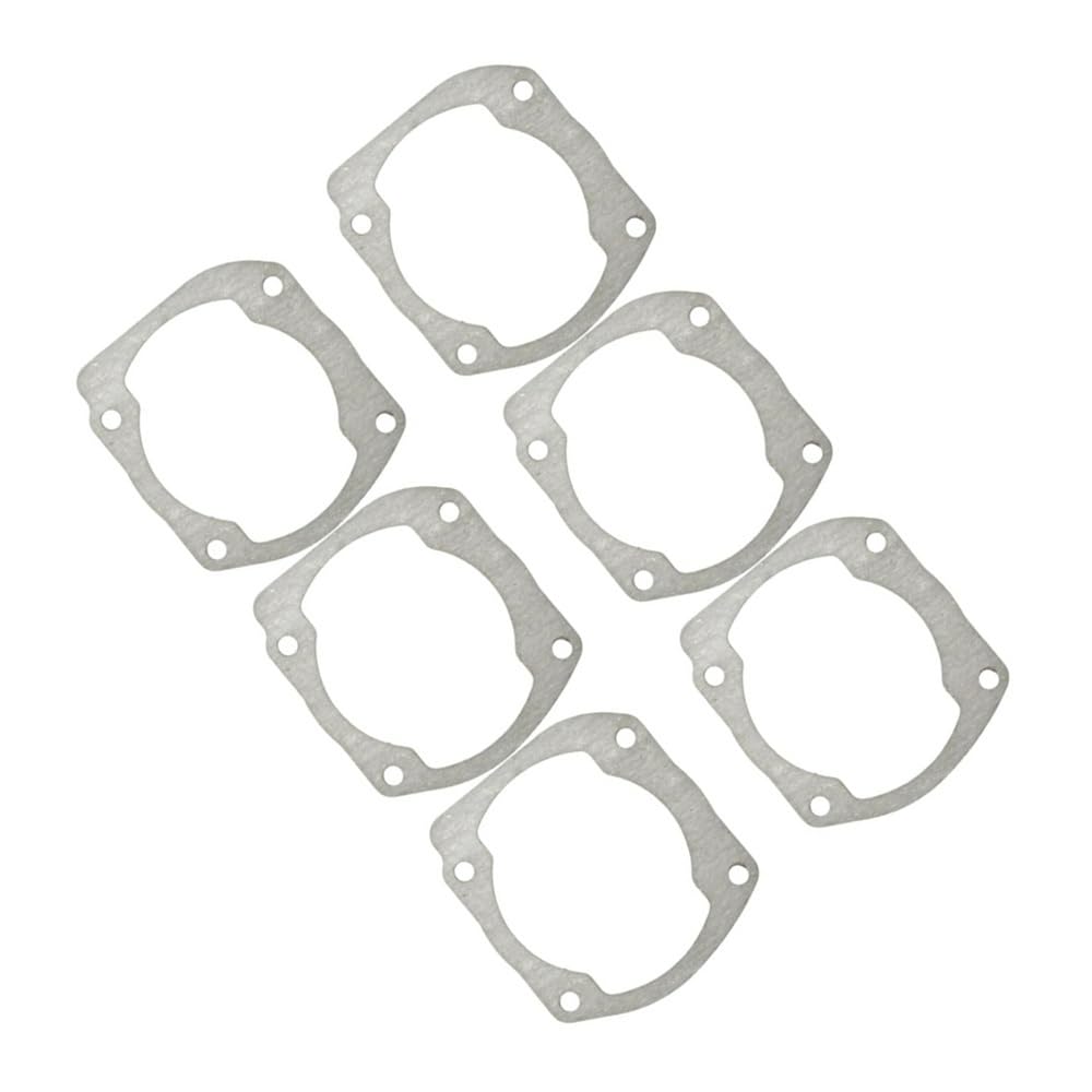 Lot de 6 Joints d'embase de Culasse compatibles avec Les tronçonneuses 365, 372, 371, 362, 372XP et 372 XP - Pièces de Rechange
