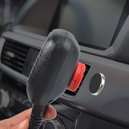 Image of UAYESOK Magnet CB Mic Holder, Portable Vehicle Mic Clip Mount