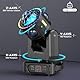 Moving Head LED 150W 3-in-1 Beweglicher Scheinwerfer 3-Achse Discolicht DMX512 Stage Licht RGBW Strobe Effekt für Party Familie Hochzeit Geburtstag