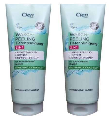 CIEN Pulizia profonda 3 in 1, 2 x 200 ml