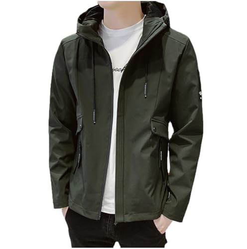 JausQarq メンズマウンテンパーカー 4XL