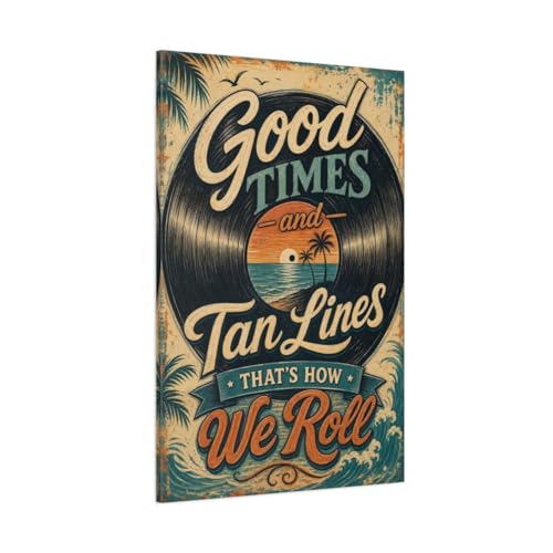 Tableau vinyle vintage grand format avec impression sur toile de qualite galerie