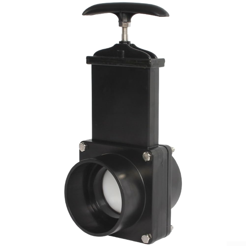 RV Valvola di scarico per acque reflue, 50 mm, in plastica ABS robusta (valvola di scarico da 75 mm) | Materiale ABS stabile, resistente alla corrosione, peso leggero, ideale per serbatoi d'acqua grigia, lunga durata
