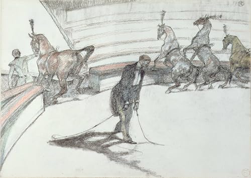 Toile Chevaux en Liberté Henri de Toulouse Lautrec de qualité