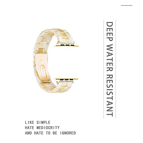 Image of Light House Apple Watch Bands-Fashion Lightweight Resin iWatch Bands for Women Men 38mm /40mm /41mm /42mm(Series 11 10), 49mm /46mm /45mm /44mm /42mm(S 3 2 1), Compatible with Apple Watch Series 11 SE 10 9 8 7 6 5 4 3 Ultra