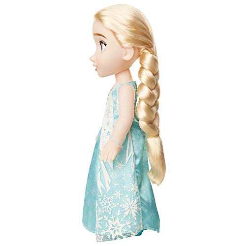 Disney Frozen Elsa Doll with Movie Inspired Icy Blue Outfit, Blue Shoes and Long Braided Hair Style - Image 3