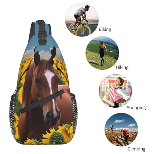 Mochila pequeña tipo bandolera para senderismo unisex miniatura 6