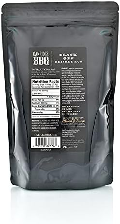 Oakridge BBQ Signature Edition Black OPS Brisket Rub - 1 lb