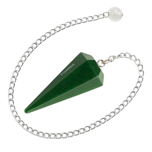 Image of Dark Green Aventurine Pendulum Dowsing Tool