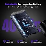 Cordless Vacuum Cleaner for Home, 80,000PRM Powerful 4 in 1 Lightweight Stick Vacuum with 2 Adjustable Suctions, Max 40 Mins Runtime, 2600mAh Rechargeable Vacuums (Purple Onion)