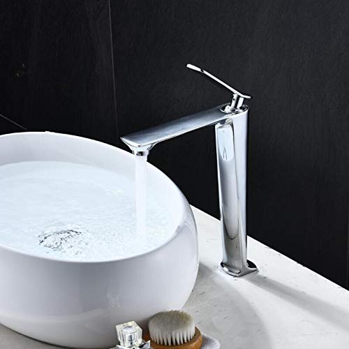 Robinet de lavabo FIDEMM mitigeur design blanc et noir haut de gamme