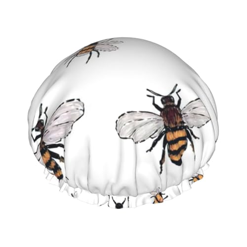 Funny Bees �v�����g �_�u�����C���[ �V�����[�L���b�v �ė��p�\ �y�ʂŏ_�炩���o�X�w�A�L���b�v �����p