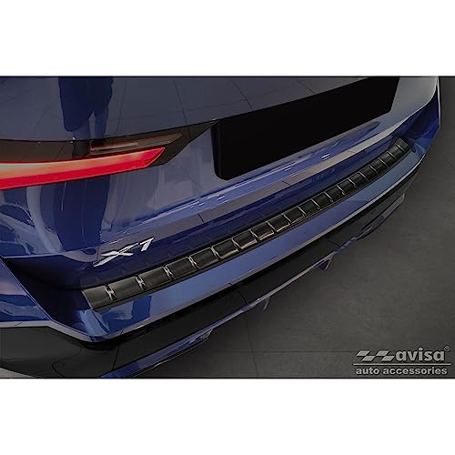 Protection de seuil arrière inox noir Avisa pour BMW X1 U11 M-Sport 2022-