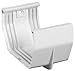 Amerimax Home Products 4 in. White Vinyl Joiner