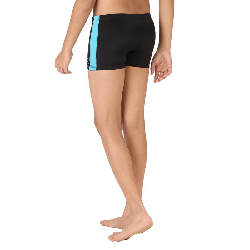 Black Panther Boys Swim Brief | Quick Drying Swim Shorts for Boys | Stretchable Swimwear Shorts | Regular Fit Swimming Brief for Kids | Black - XL 2