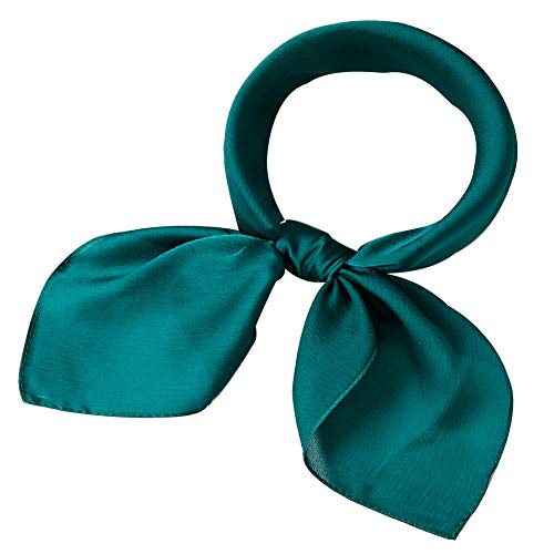 Bellonesc Women's Scarfs 100% Silk Small Square Scarves 21