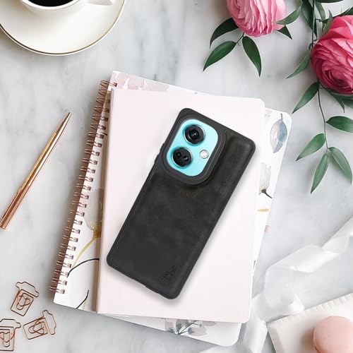 Image of AIBEX Shield Back Cover Case Compatible with OnePlus Nord CE 3 5G Back Cover | Flexible Vegan Leather | Full Camera Protection | Raised Edges | Super Soft-Touch | Bumper Case