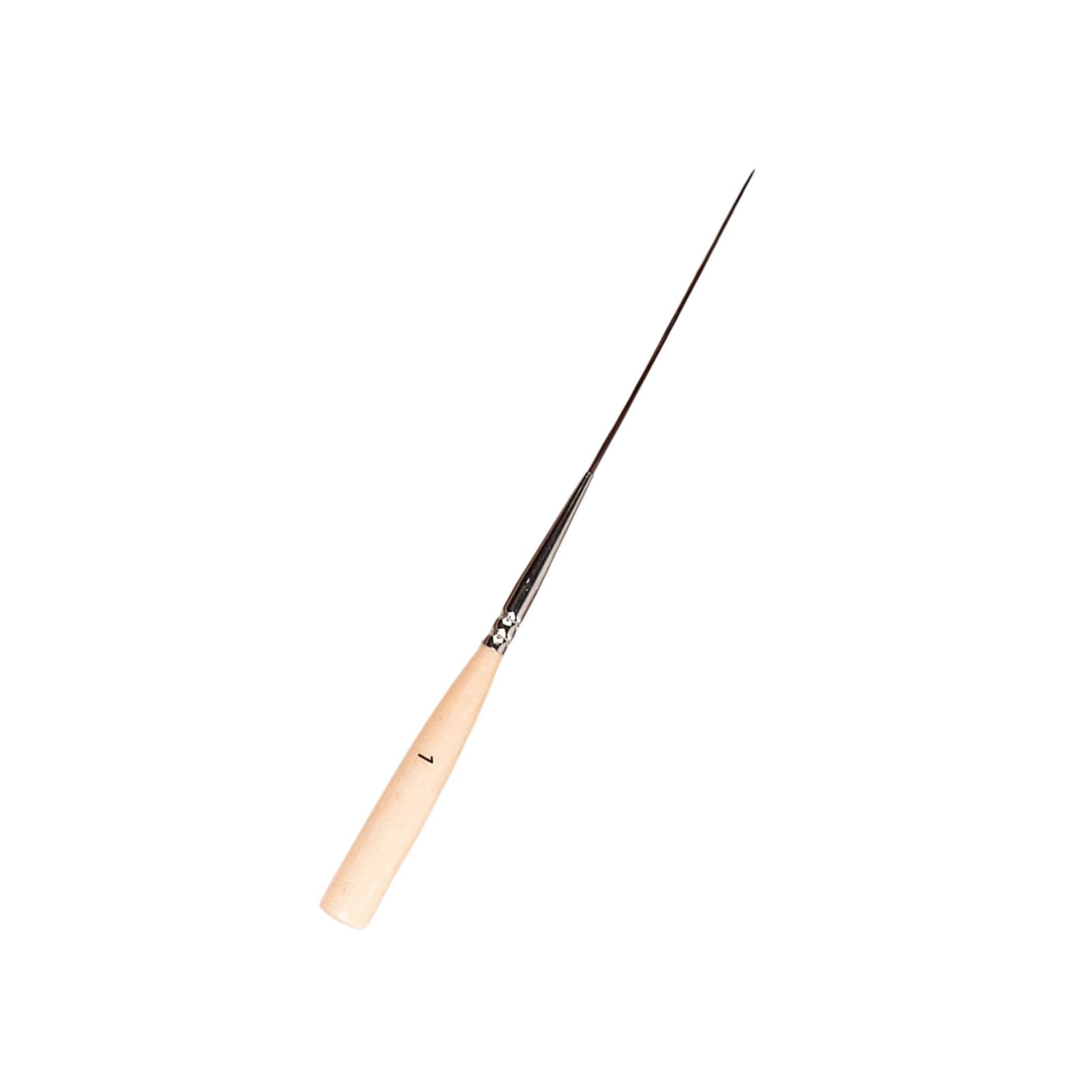 Professional Artist Paint Brush Wooden Handle Long Tip Miniature Brush for Oil Acrylic Watercolor Detailed Painting Oil Watercolor Detail Brushes