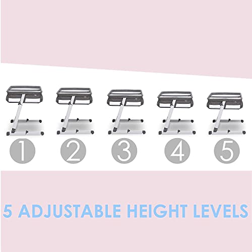 Simmons Kids By The Bed City Sleeper Bassinet For Twins - Adjustable Height Portable Crib With Wheels & Airflow Mesh, Grey Tweed #TOP2