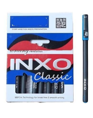 D.O.M.S INXO CLASSIC 0.7mm BALLPENS|SOFT RUBBERIZED GRIP FOR