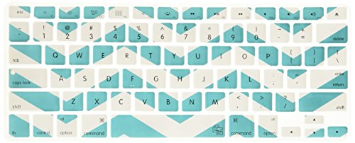 TopCase Chevron Zig - Zag Silicone Keyboard Cover Skin for MacBook 13