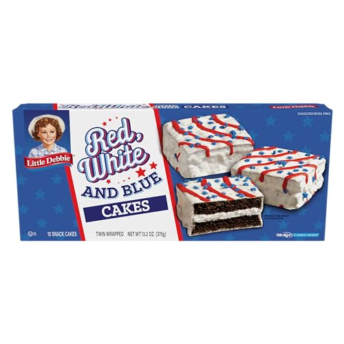 Little Debbie Red, White, & Blue Chocolate Cakes