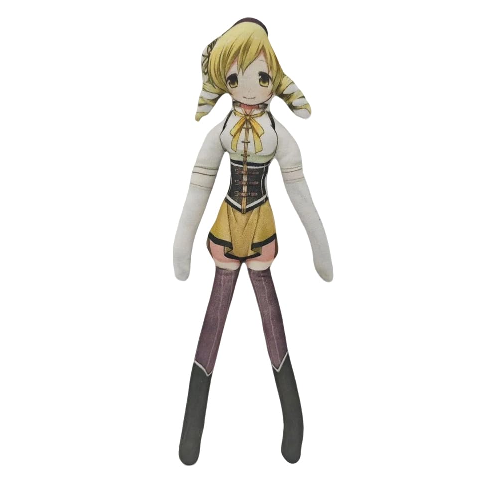 Jilijia Tomoe Mami Plush Anime KanameMadoka Soft Stuffed Twistable Pillow 28CM Cartoon Cushion Pillow for Sofa Decoration Gifts for Fans — image 1
