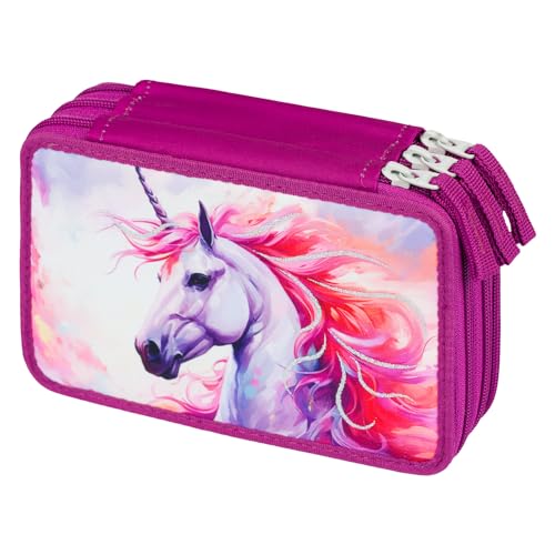SPIRIT Schüler Etui 28 teilig 1 Zipper Mäppchen gefüllt EINHORN Mädchen neu SPIRIT Schüler Etui 28 teilig 1 Zipper Mäppchen gefüllt EINHORN Mädchen neu