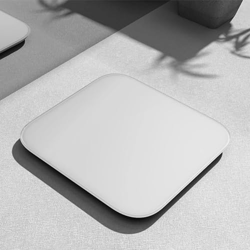 Báscula de baño digital con pantalla LED y plataforma de vidrio templado miniatura 2