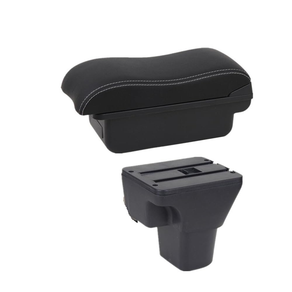 Yulegudi A2 Black White Nousb Car Armrests For Hyundai For Accent Verna 2006-2010 2011