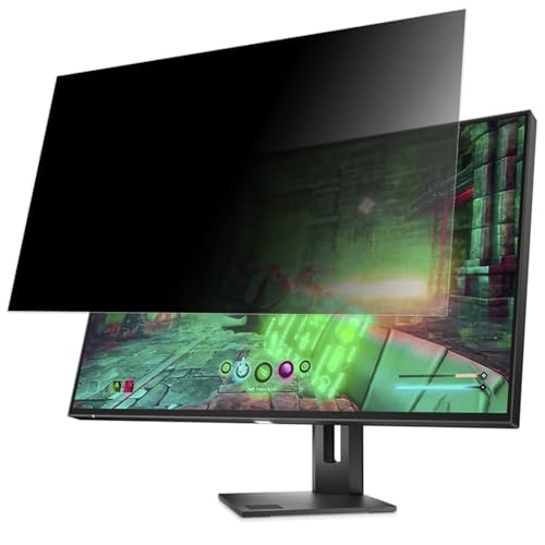 HP OMEN by HP 27u 4K ゲーミングディスプレイ 27インチ 16:9 対応 覗き見防止フィルター プライバシーフィルター ブルーライトカット 反射防止 PC パソコン モニター のぞき見防止 画面保護フィルム 保護シート 着脱簡単 両面使