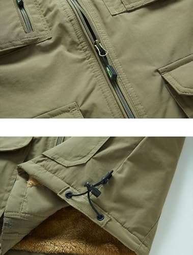 Image of Men's Casual Lightweight Vest Fleece Lined Windproof Warm Sleeveless Jacket