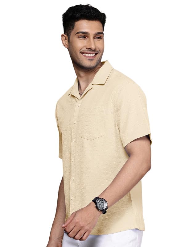 Image of Tee Projekt Fashion Textured Shirts for Men||Regular Fit Casual Shirt for Men||Fancy Shirt