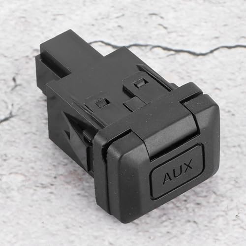 Nosqew AUX Audio Input Jack 39112 SNA A01 High Quality ABS Black Auxiliary Port Plug for 2006 2011