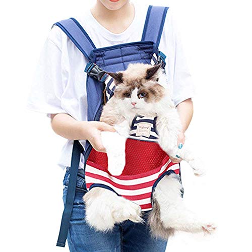 Botocoo 犬用 だっこひもペットキャリーバッグ スリング お散歩バッグ 犬用 猫用 おんぶひも アウトドア 旅行 災害用 お出かけ便利 調整可能 両手解放 通気性 ペット用(ブルーとグリーン)