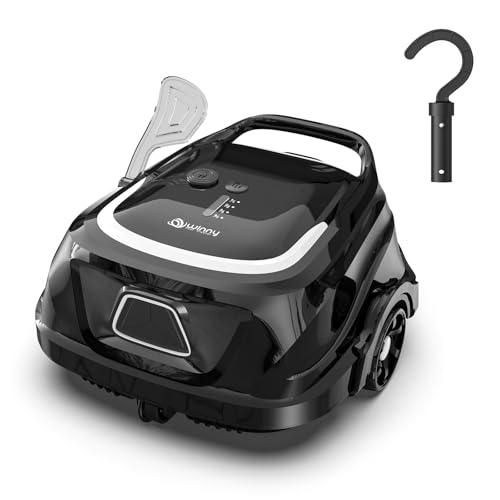 WINNY POOL CLEANER-A1 Cordless Robotic Above Ground Pool Vacuum(Black)